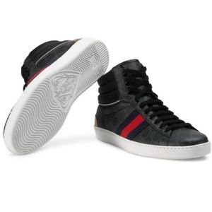 Men's Ace GG Canvas High-Top Sneakers